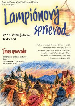 Lampiónový sprievod v Závažnej Porube – 27. októbra 2026 o 17:45