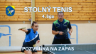 Stolný tenis – 4. liga: ŠK Závažná Poruba - Černová A 1